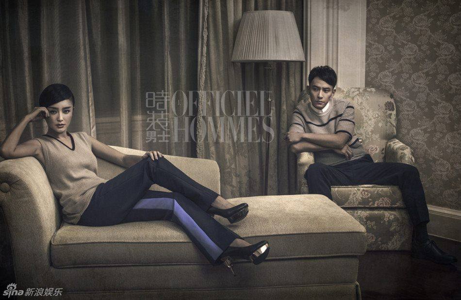Zhang Zhen & Qin Lan @ L'Officiel Hommes China February 2013
