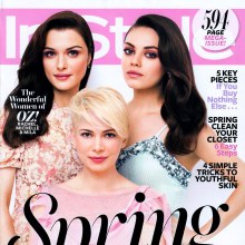 Mila Kunis, Michelle Williams, Rachel Weisz @ InStyle USA March 2013