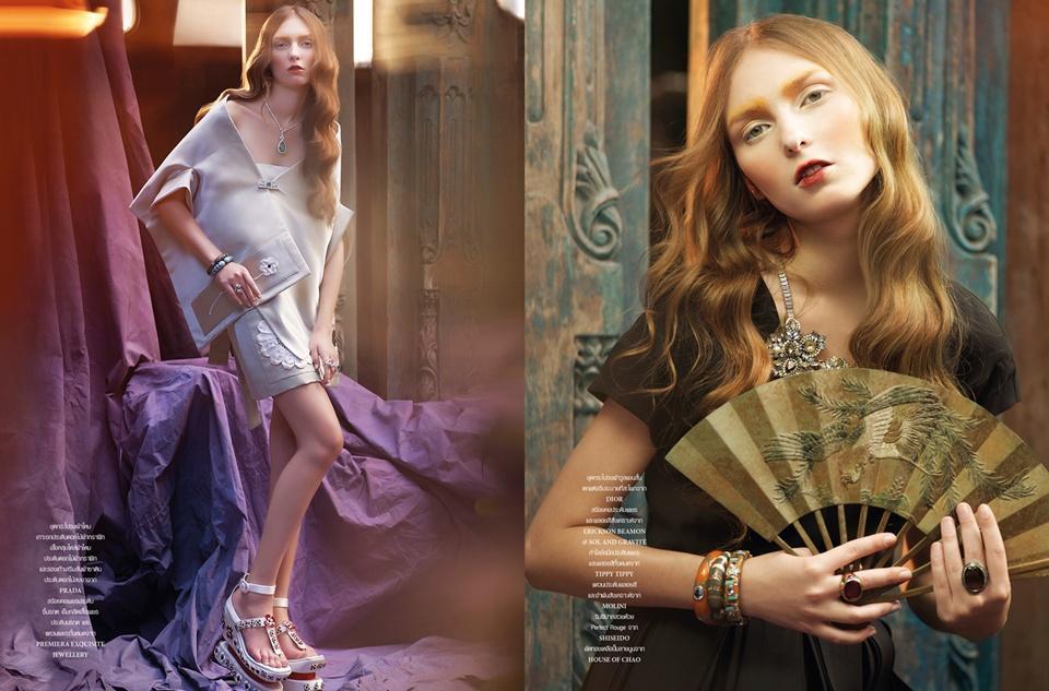 Daria Fomina @ L'Officiel Thailand February 2013