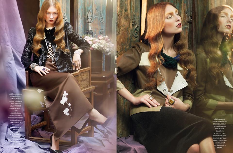 Daria Fomina @ L'Officiel Thailand February 2013