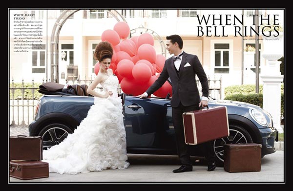 แมทธิว-ลีเดีย โชว์หวาน! ถ่ายแบบชุดแต่งงานสวย ๆ ใน WE