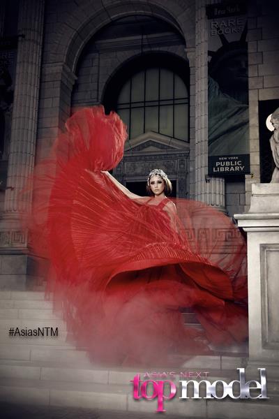 Asia's next top model Cycle.1 ep.8 High Fashion Gowns at the National Library Museum