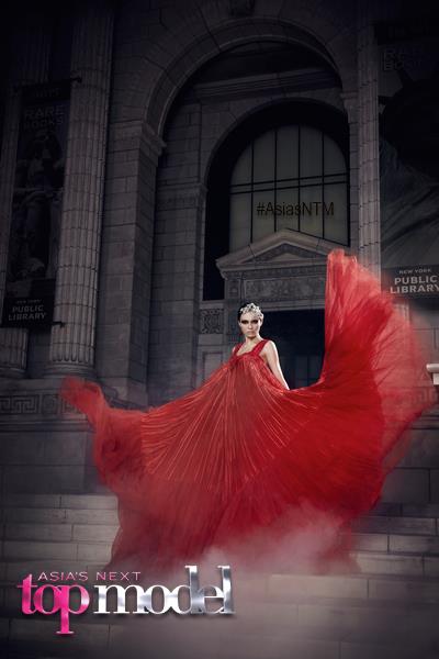 Asia's next top model Cycle.1 ep.8 High Fashion Gowns at the National Library Museum