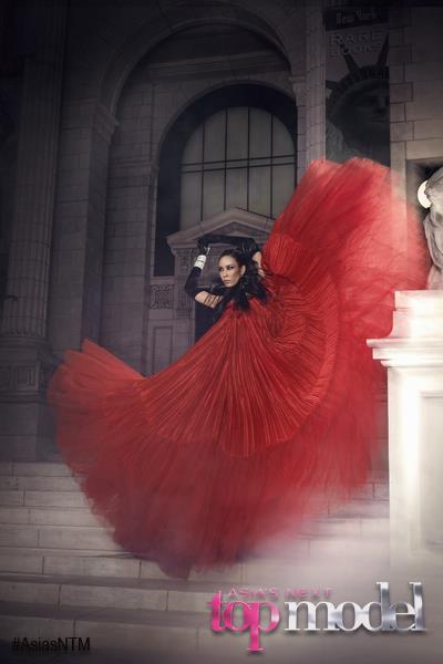 Asia's next top model Cycle.1 ep.8 High Fashion Gowns at the National Library Museum