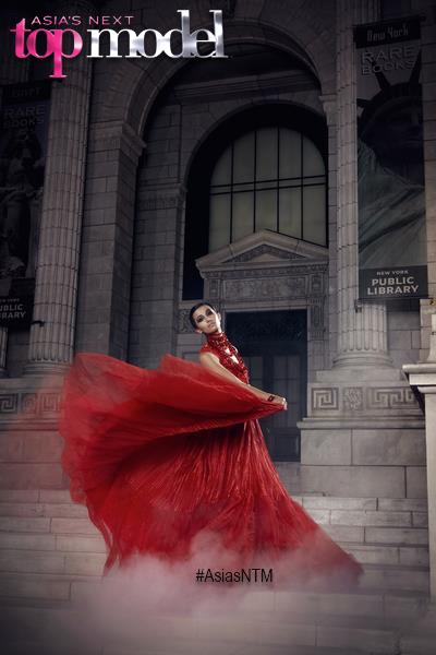 Asia's next top model Cycle.1 ep.8 High Fashion Gowns at the National Library Museum