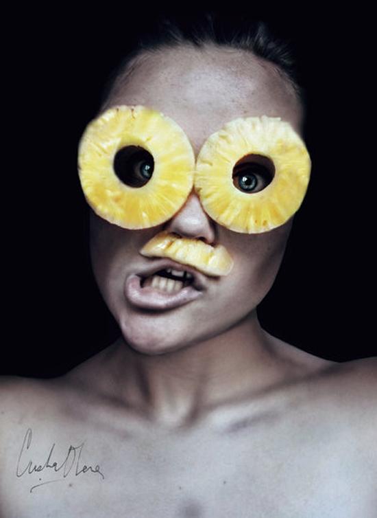 สาวผลไม้ ภาพถ่ายบุคคล สวยอาร์ตขั้นเทพ