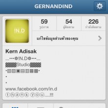 ขอฝาก Instagram ของตัวเองด้วย 