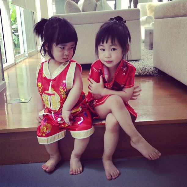 บรรยากาศ ฉลองตรุษจีน ของเหล่าดารา