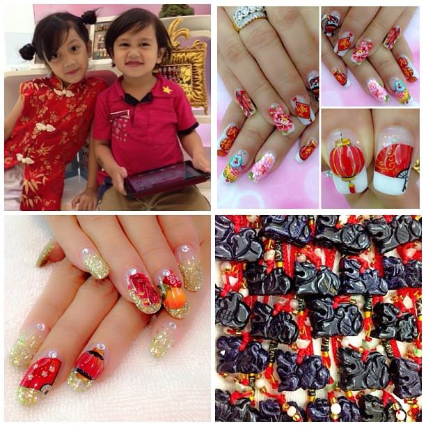 บรรยากาศ ฉลองตรุษจีน ของเหล่าดารา