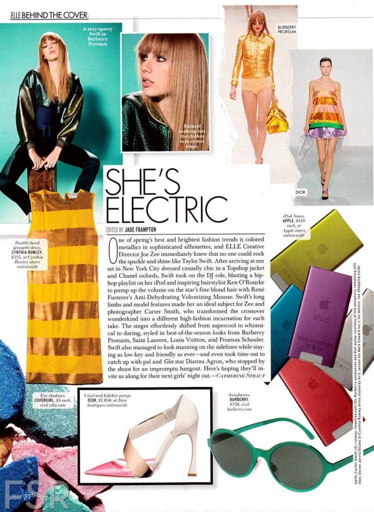 Taylor Swift @ Elle US March 2013