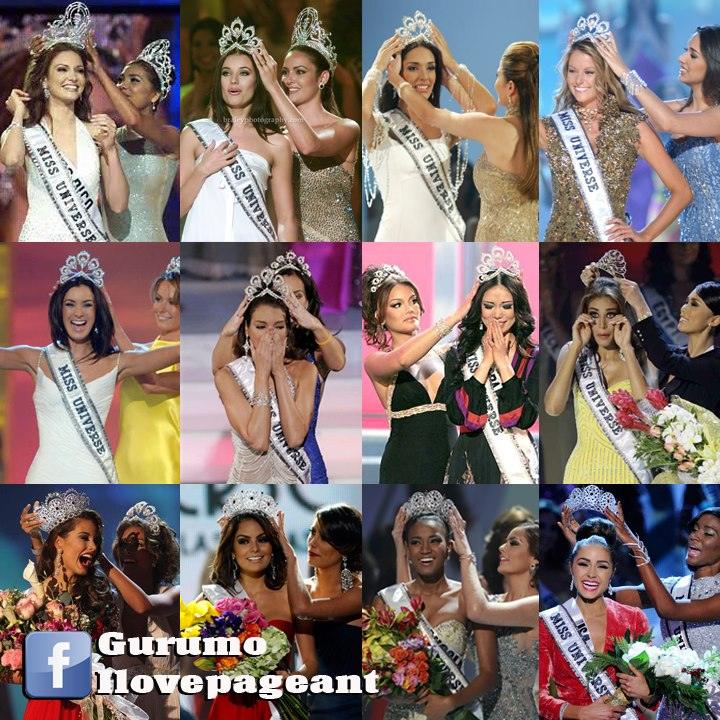 Miss Universe 2001 - 2012 : Crowning Moment