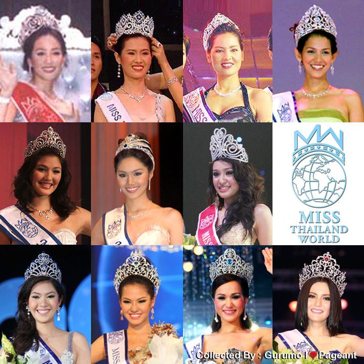 ทำเนียบมิสไทยแลนด์เวิลด์ 2544 - 2555 (Miss Thailand World 2001 - 2012)