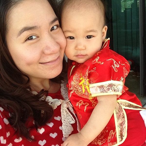 ตรุษจีน-รวมญาติ ครอบครัว พลอย ชิดจันทร์ น่ารักอ่ะ