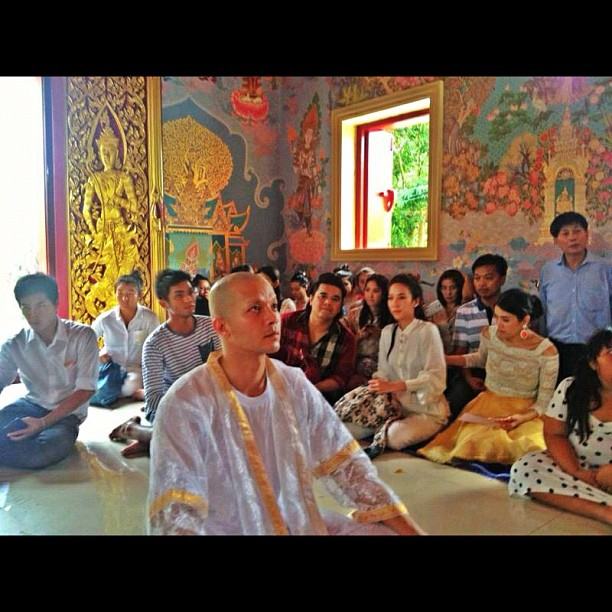 ภาพงานบวช อะตอม สัมพันธภาพ อั้ม พัชราภา - ดาราช่อง 7 ร่วมงาน