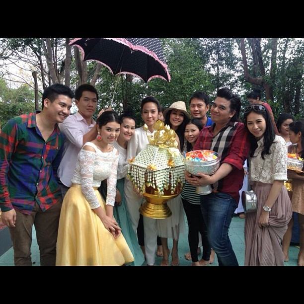 ภาพงานบวช อะตอม สัมพันธภาพ อั้ม พัชราภา - ดาราช่อง 7 ร่วมงาน