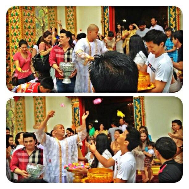 ภาพงานบวช อะตอม สัมพันธภาพ อั้ม พัชราภา - ดาราช่อง 7 ร่วมงาน