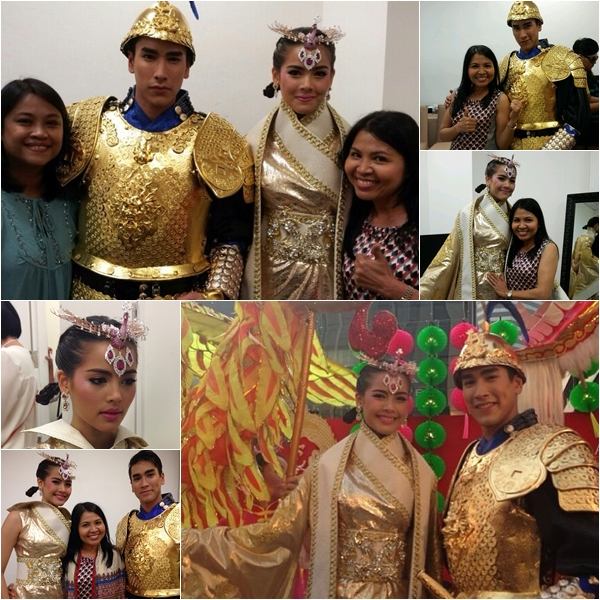 ณเดชน์ ญาญ่า ในชุดหงส์-มังกร คู่บุญบารมี รับตรุษจีน