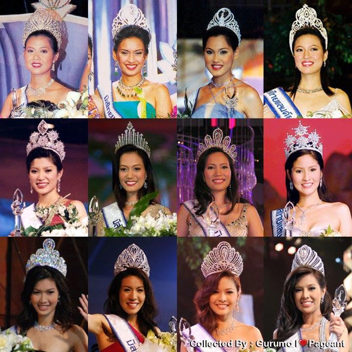 ทำเนียบมิสไทยแลนด์ยูนิเวิร์ส 2543 - 2554 (Miss Thailand Universe 2000 - 2011)