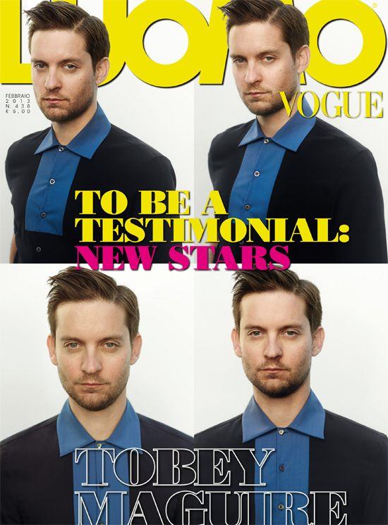 Tobey Maguire @ L'Uomo Vogue February 2013
