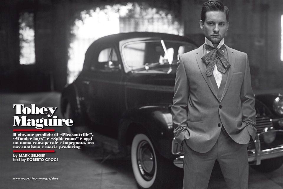 Tobey Maguire @ L'Uomo Vogue February 2013