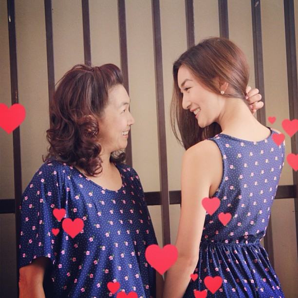 คู่แม่ลูกสุดน่ารัก แพนเค้ก และคุณแม่