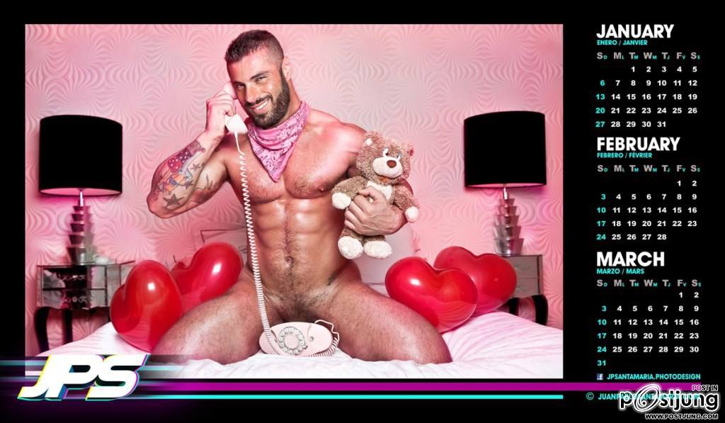 MAN2MAN 2013 calendar by JP Santamaria : HQ images