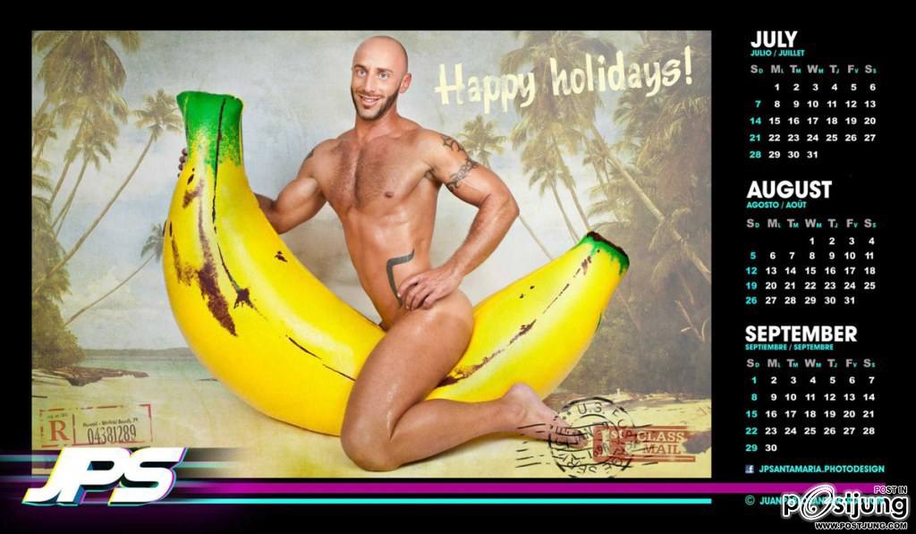 MAN2MAN 2013 calendar by JP Santamaria : HQ images