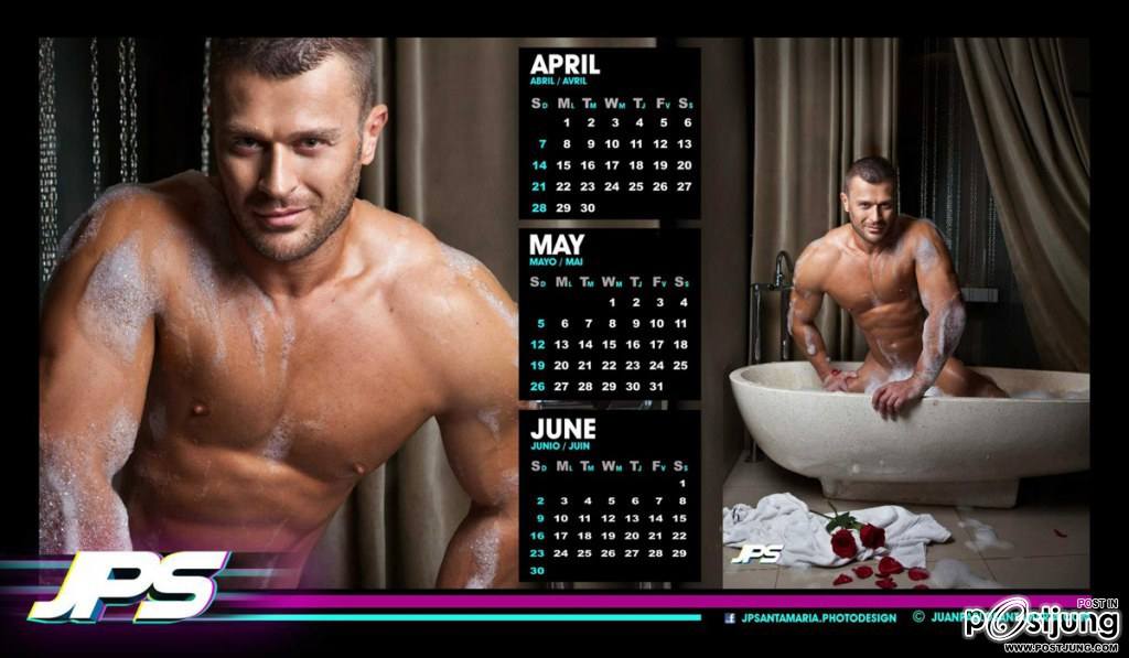 MAN2MAN 2013 calendar by JP Santamaria : HQ images