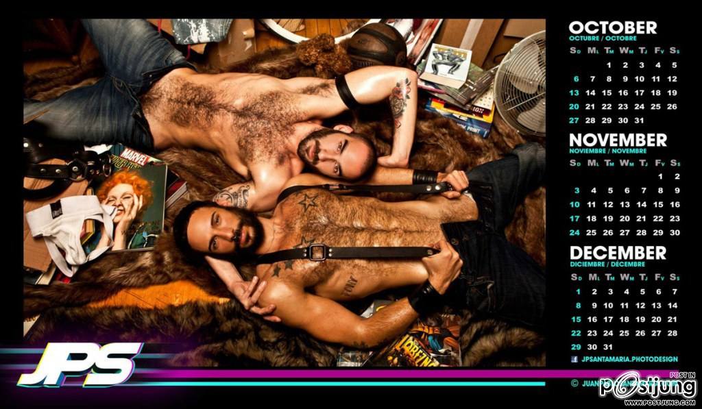 MAN2MAN 2013 calendar by JP Santamaria : HQ images