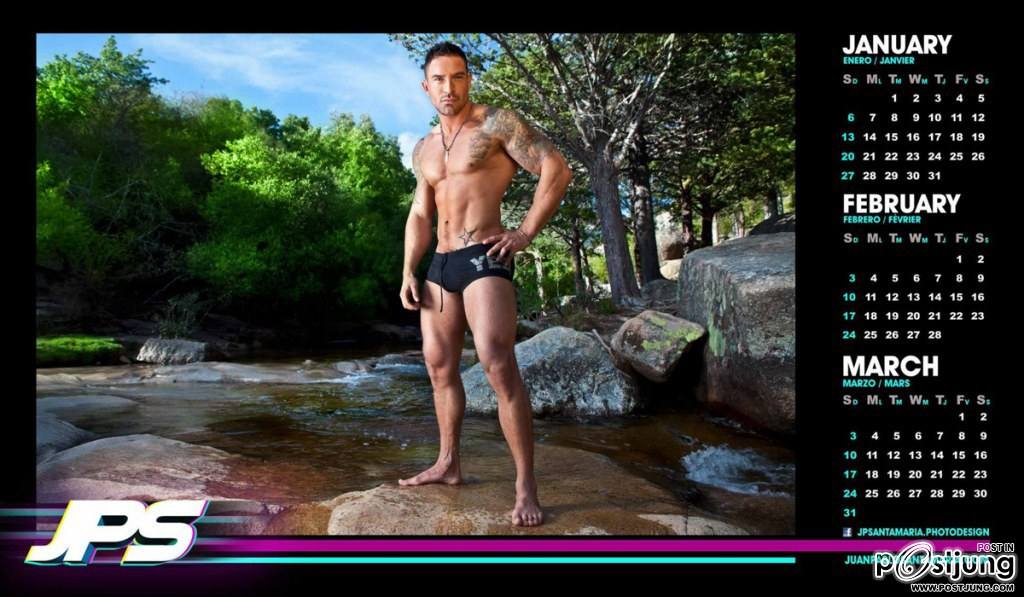 MAN2MAN 2013 calendar by JP Santamaria : HQ images