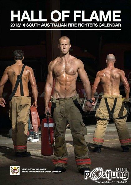 The Hall of Flame 2013/14 : South Australian Fire Fighters Calendar