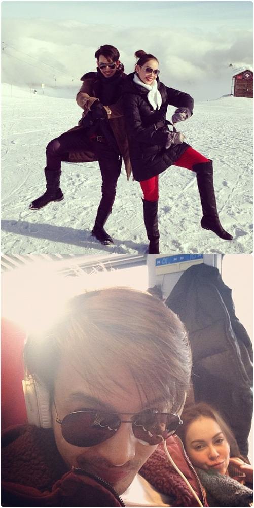 ชมภาพหวาน ๆ ของคู่รักดารา รับวันวาเลนไทน์