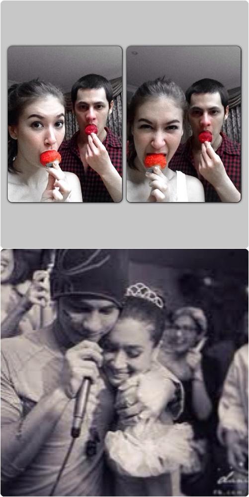 ชมภาพหวาน ๆ ของคู่รักดารา รับวันวาเลนไทน์