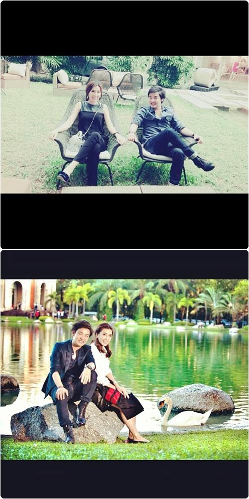 ชมภาพหวาน ๆ ของคู่รักดารา รับวันวาเลนไทน์