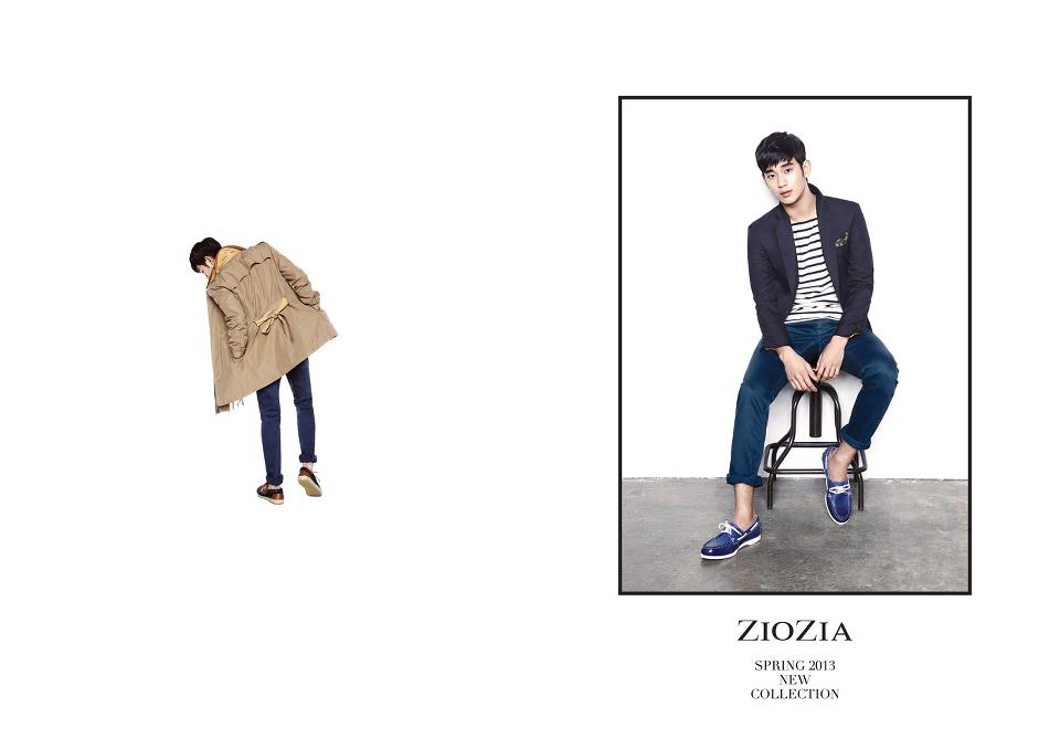 Kim Soo Hyun @ ZIOZIA Spring 2013 Ad Campaign