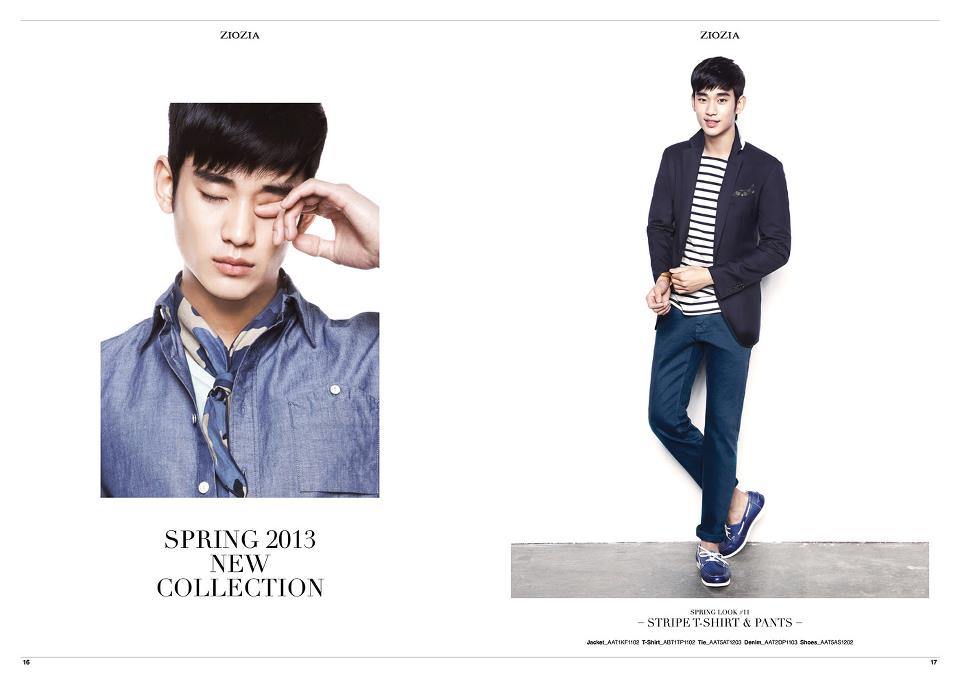 Kim Soo Hyun @ ZIOZIA Spring 2013 Ad Campaign