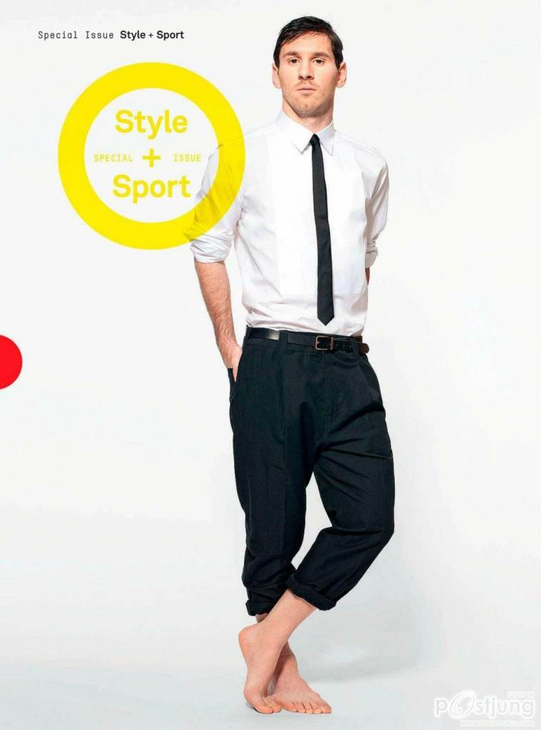 Leo Messi @ Esquire UK March 2013