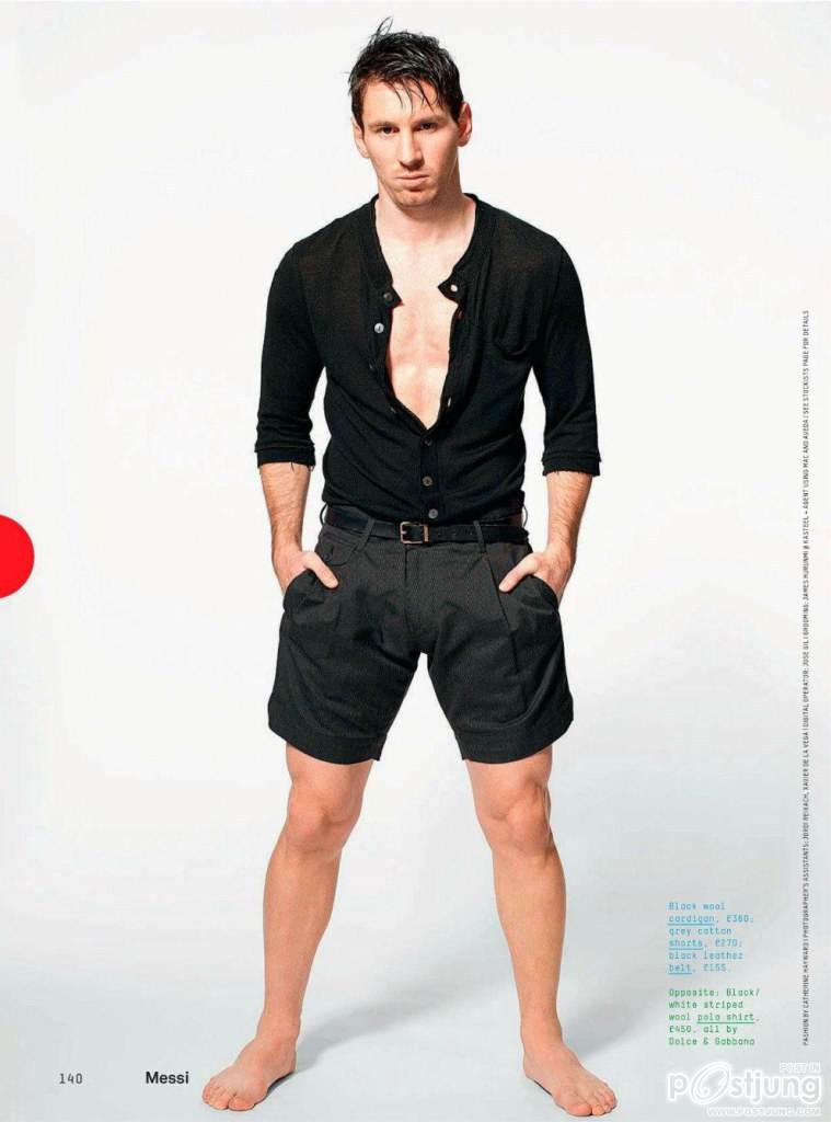Leo Messi @ Esquire UK March 2013
