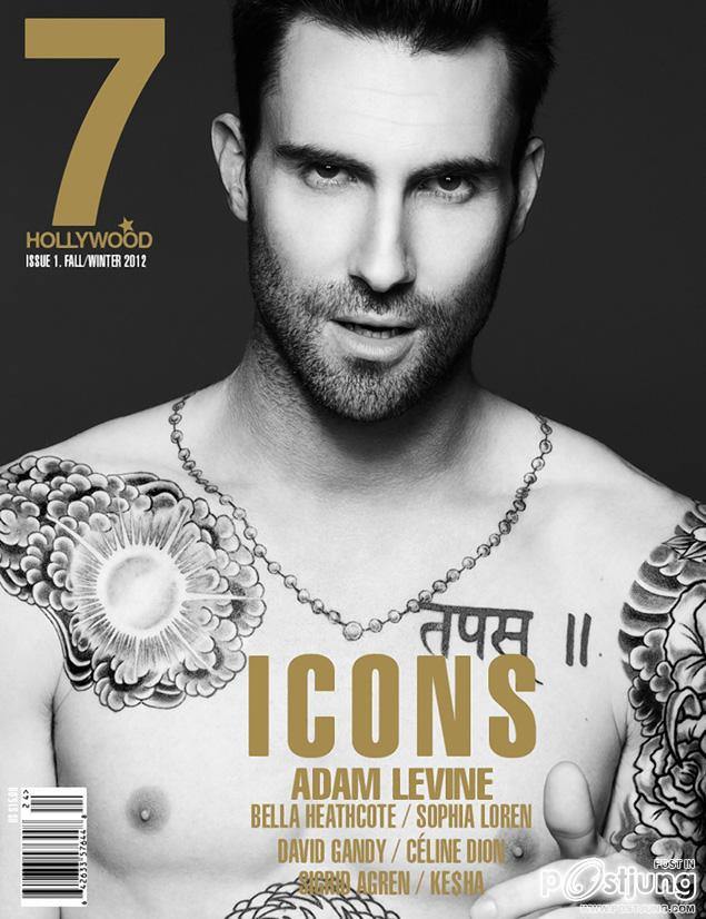 Adam Levine @ 7 Hollywood Magazine issue 1 F/W 2012