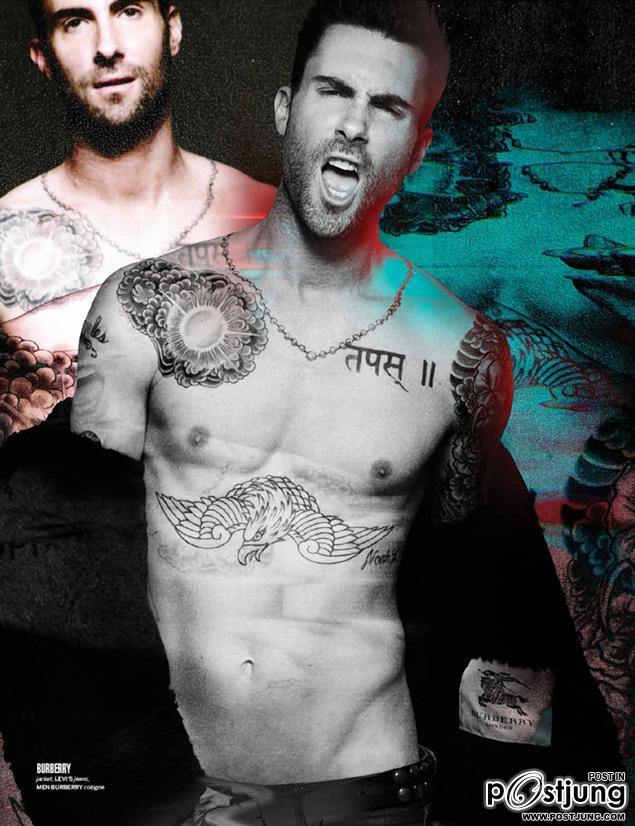 Adam Levine @ 7 Hollywood Magazine issue 1 F/W 2012