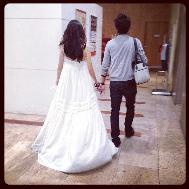 ปอย เขิน ควง เอ็ม เดินแบบ ชุดแต่งงาน