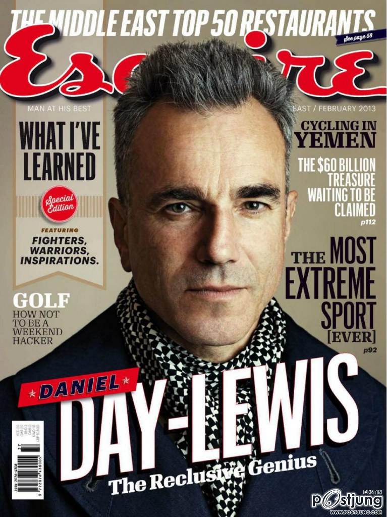 Daniel Day-Lewis @ Esquire Middle East February 2013