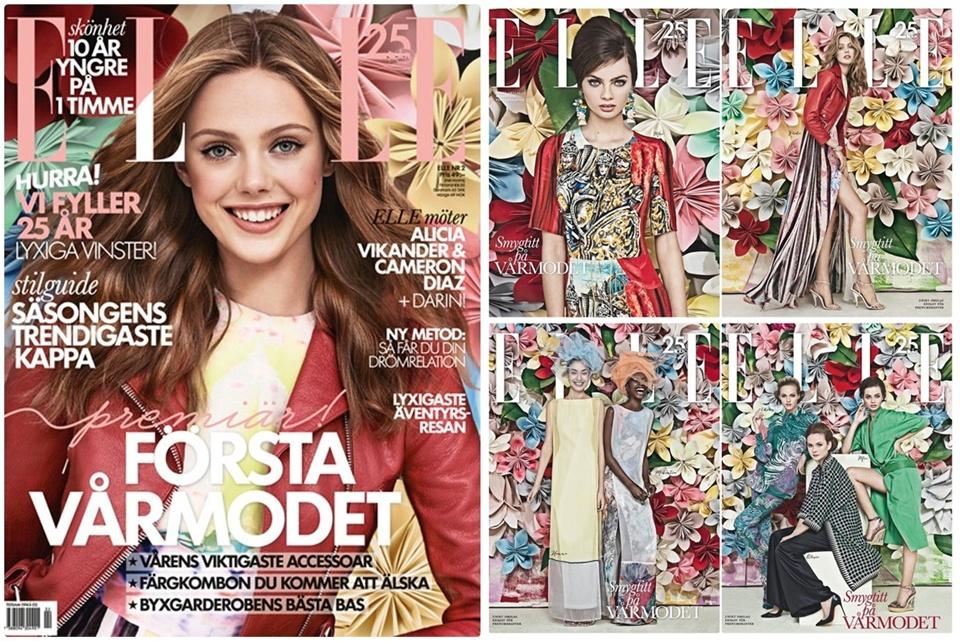 Elle Sweden February 2013