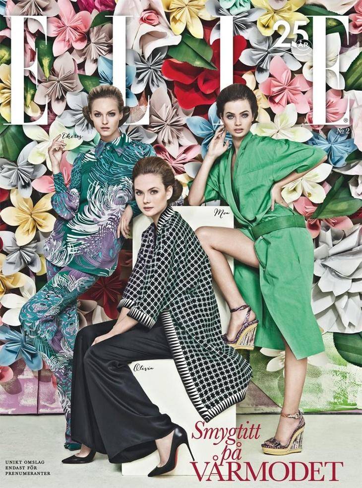 Elle Sweden February 2013