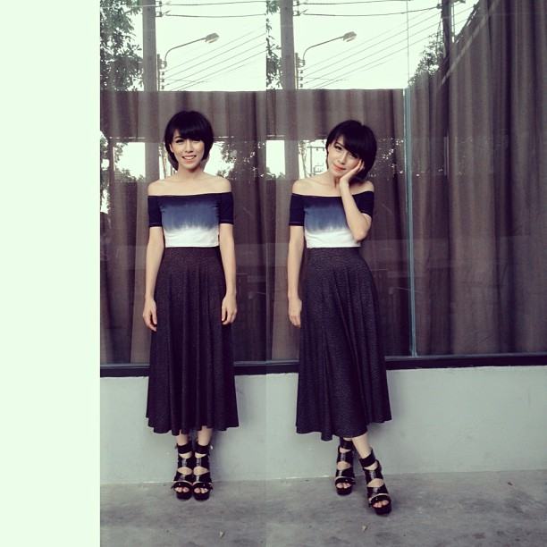 แอปเปิ้ล สีสะเหงี่ยน ไฮโซสาวลาว น่ารักซะ