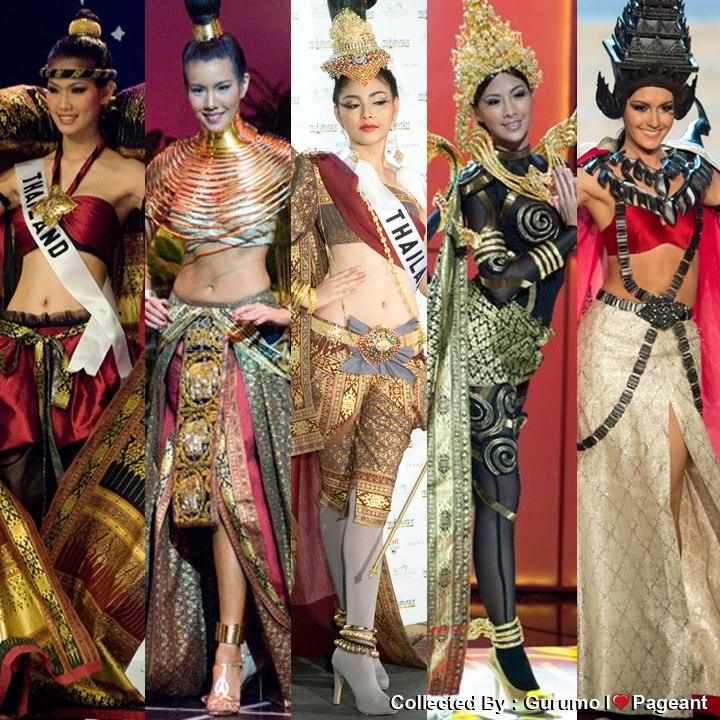 Miss Thailand National Costume Show : Miss Universe 2008 - 2012