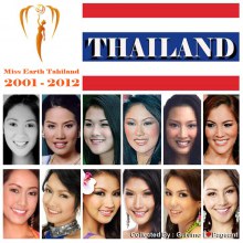 Miss Earth Thailand ทั้ง 12 คน ภายใต้การดูแลของ  คุณแดง  สุรางค์ เปรมปรีด์ (เฉพาะปี 2002 - 2012)