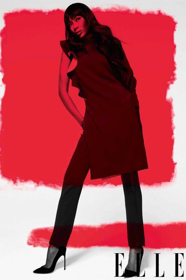 Naomi Campbell @ Elle Serbia March 2013