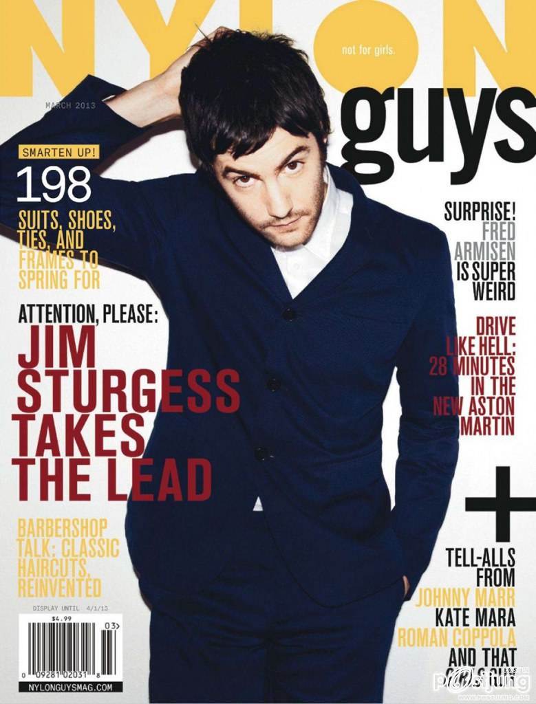 Jim Sturgess @ Nylon Guys March 2013