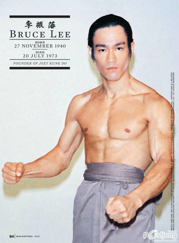 Bruce Lee @ Muscle & Fitness USA March 2013